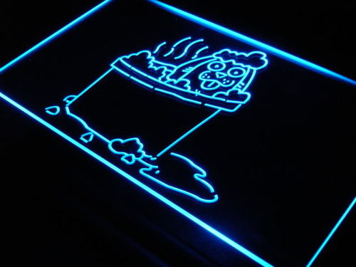 Dog Grooming Puppies Shop Neon Light Sign